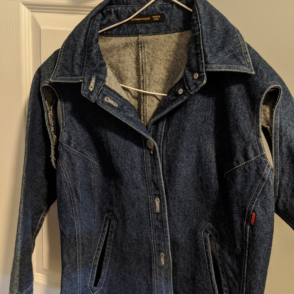 Alexander McQueen Jackets & Blazers - Vintage Alexander McQueen denim jacket